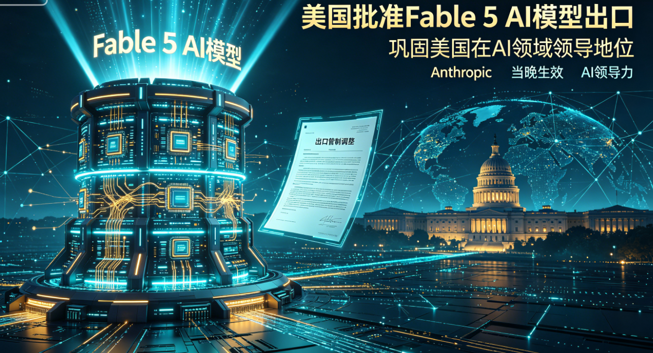 美国批准Fable 5模型出口，AI领导地位新战略
